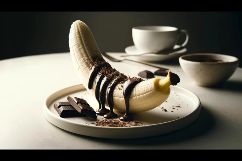 Banana and chocolate